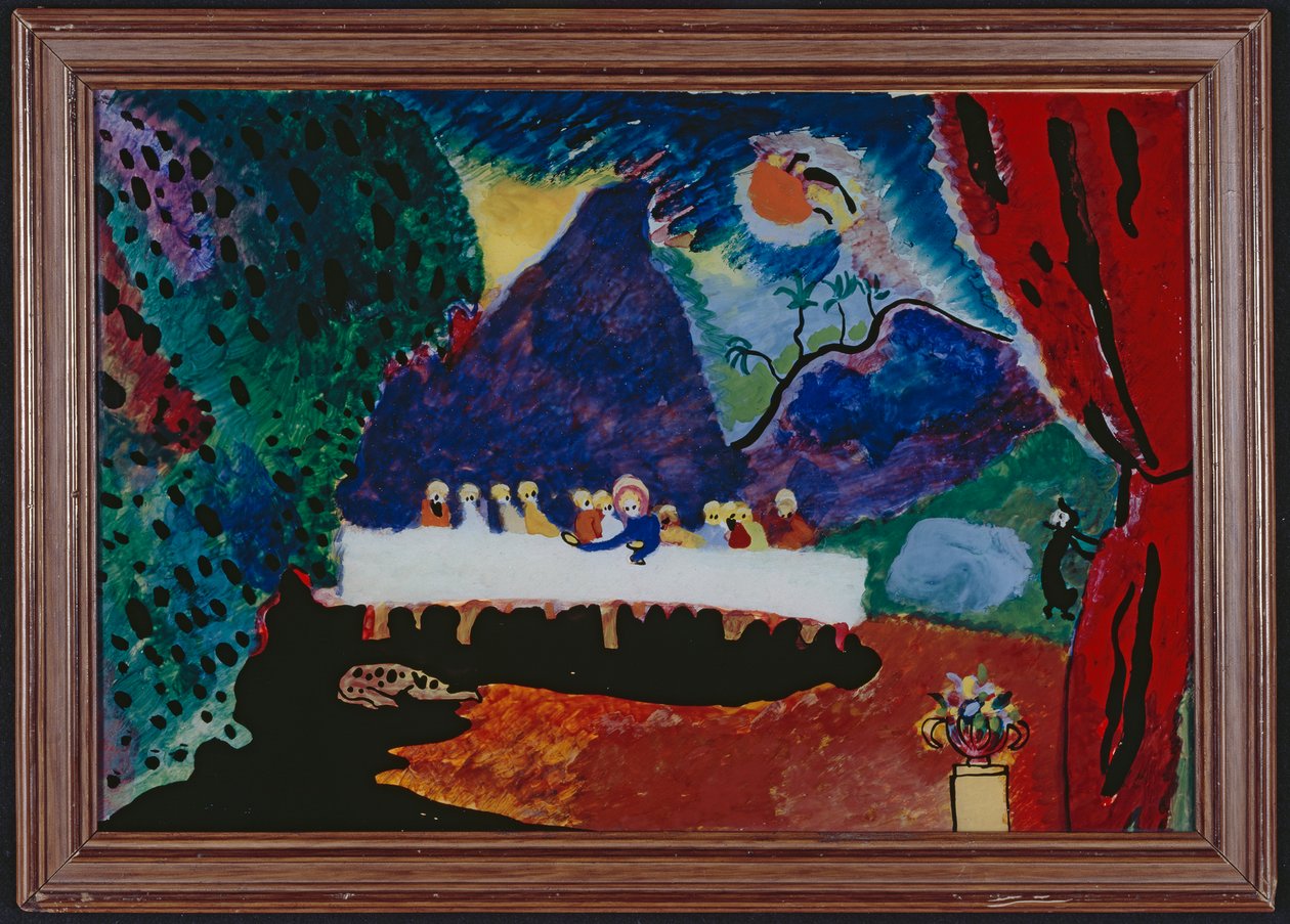 Het Laatste Avondmaal door Wassily Kandinsky