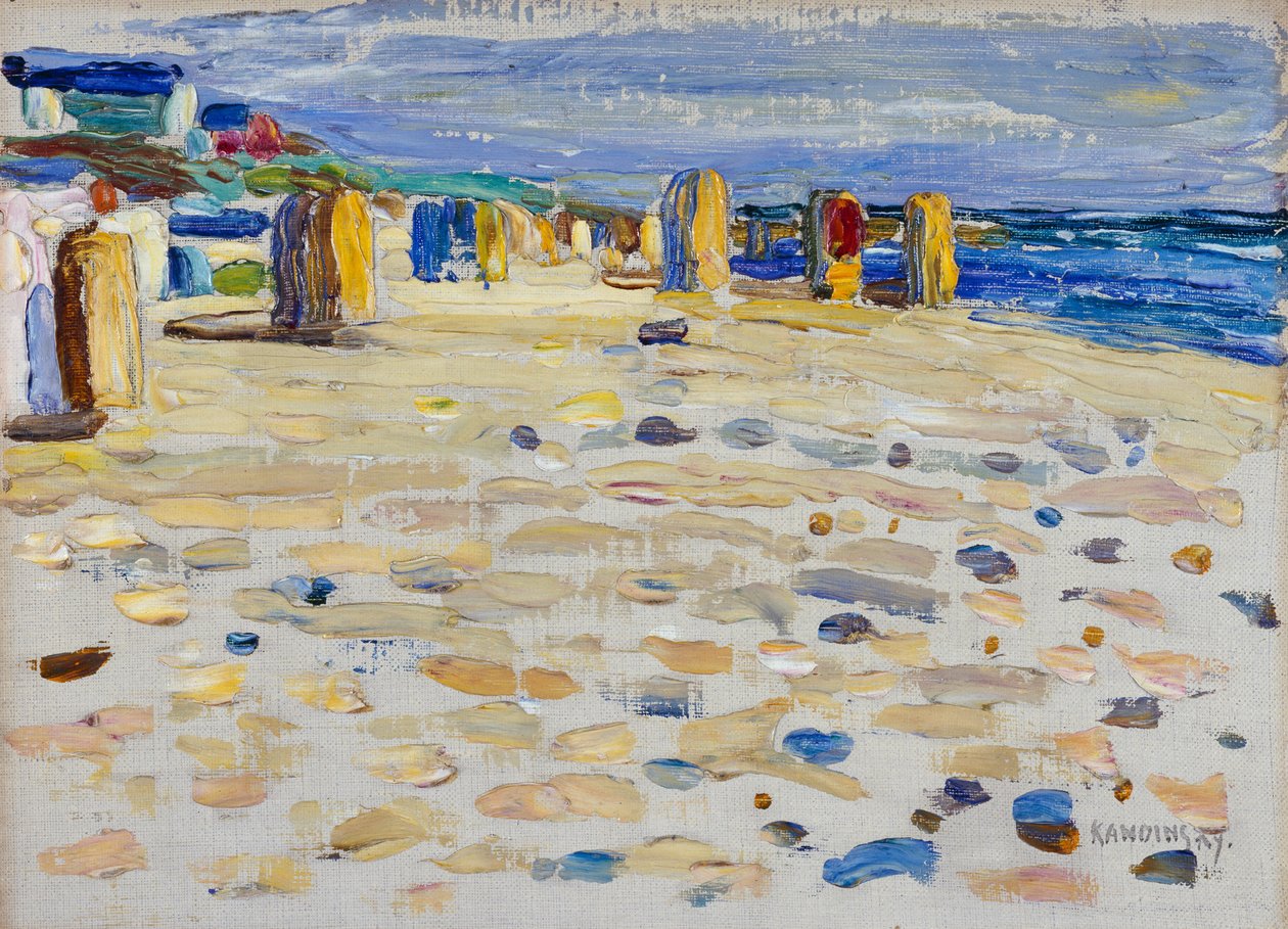 Nederland – Strandkorven door Wassily Kandinsky