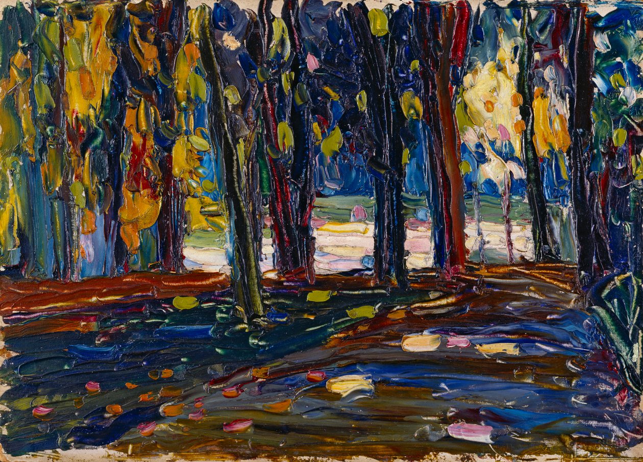 In het park door Wassily Kandinsky