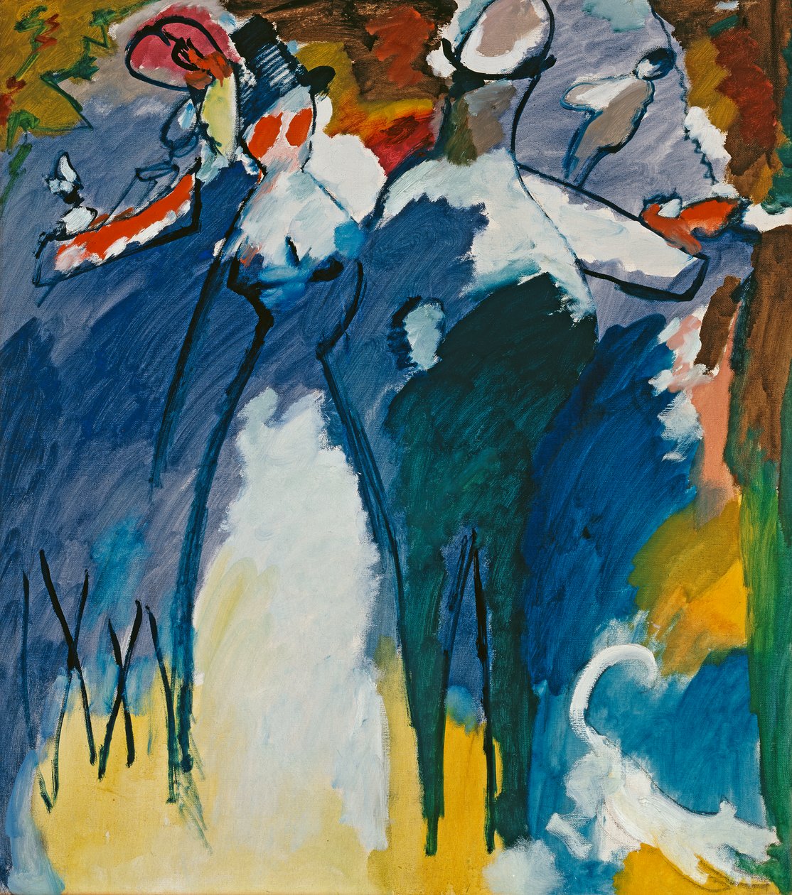 Indruk VI (zondag) door Wassily Kandinsky