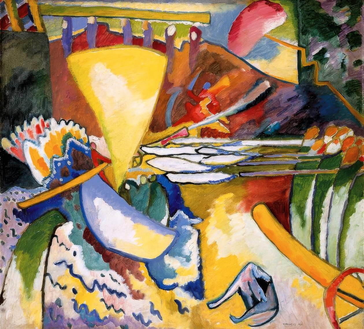 Improvisatie 11 door Wassily Kandinsky
