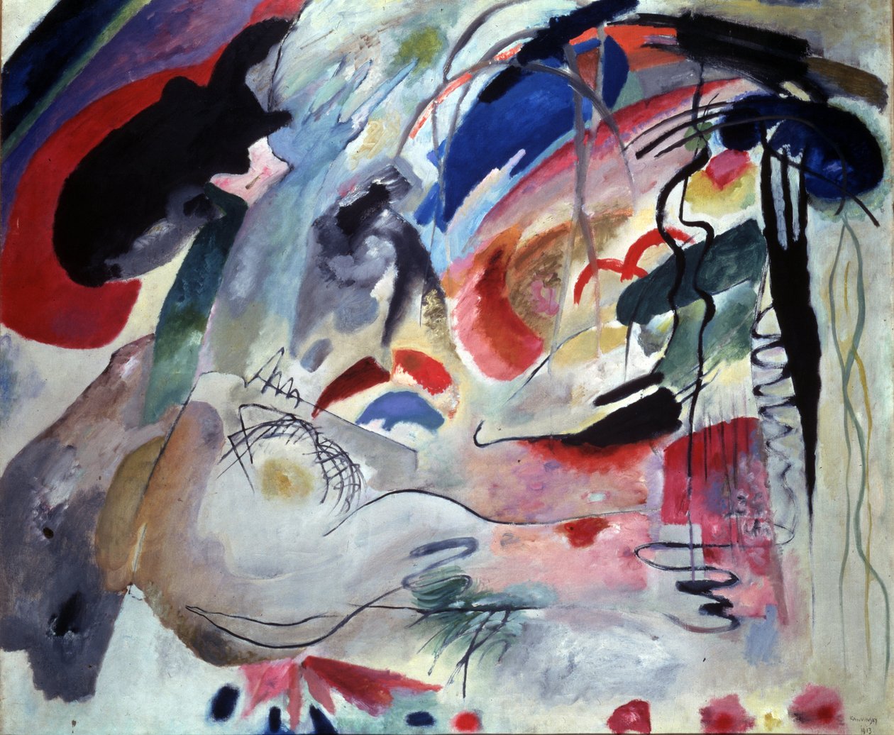 Improvisatie 34 door Wassily Kandinsky