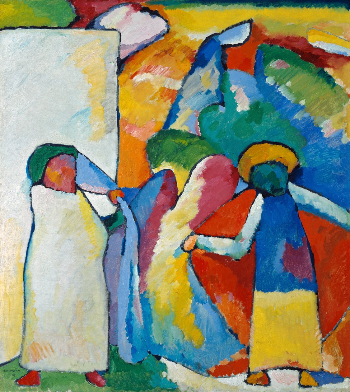 Improvisatie 6 ("Afrikaans") door Wassily Kandinsky
