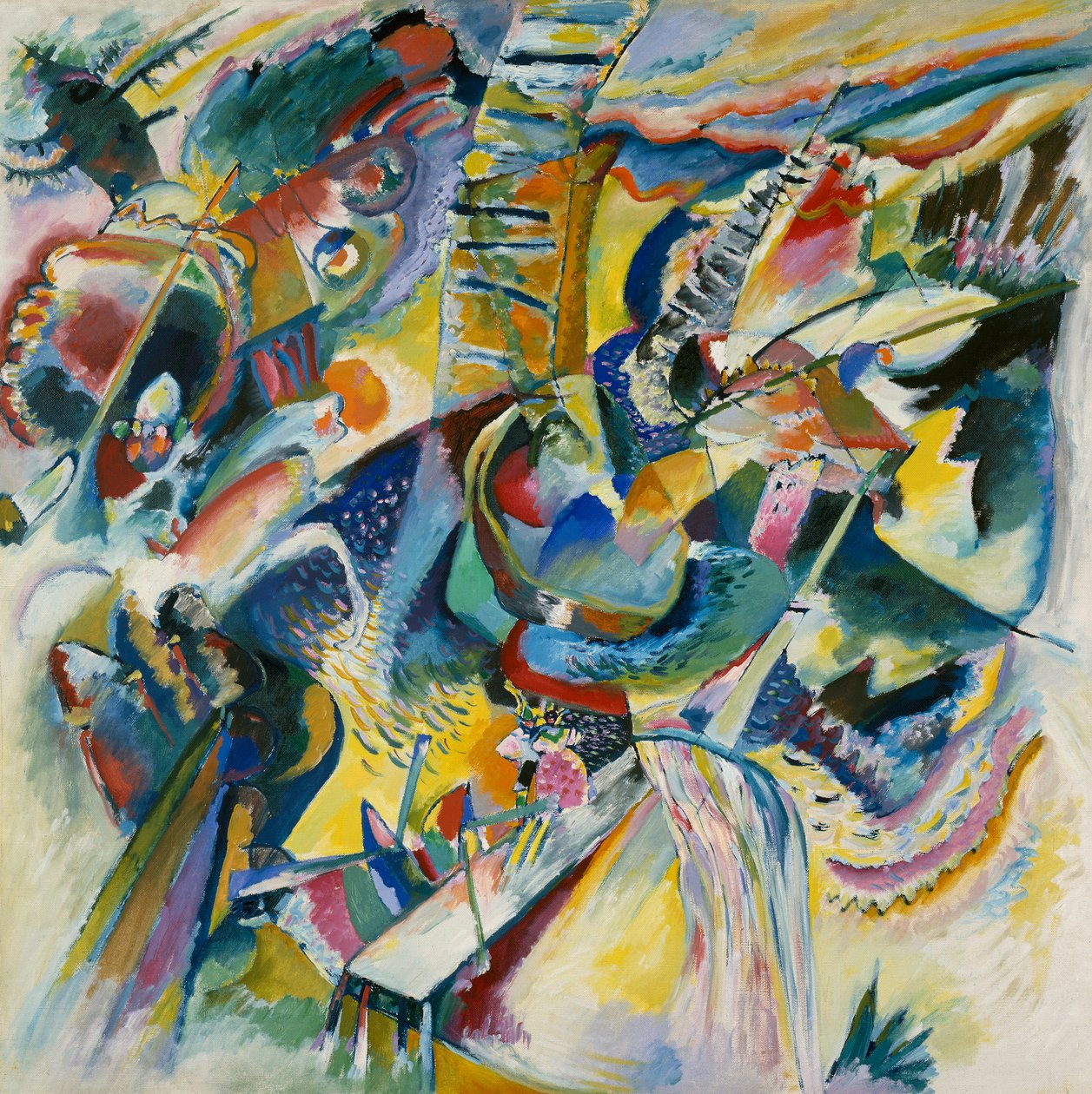 Improvisatie Klamm door Wassily Kandinsky