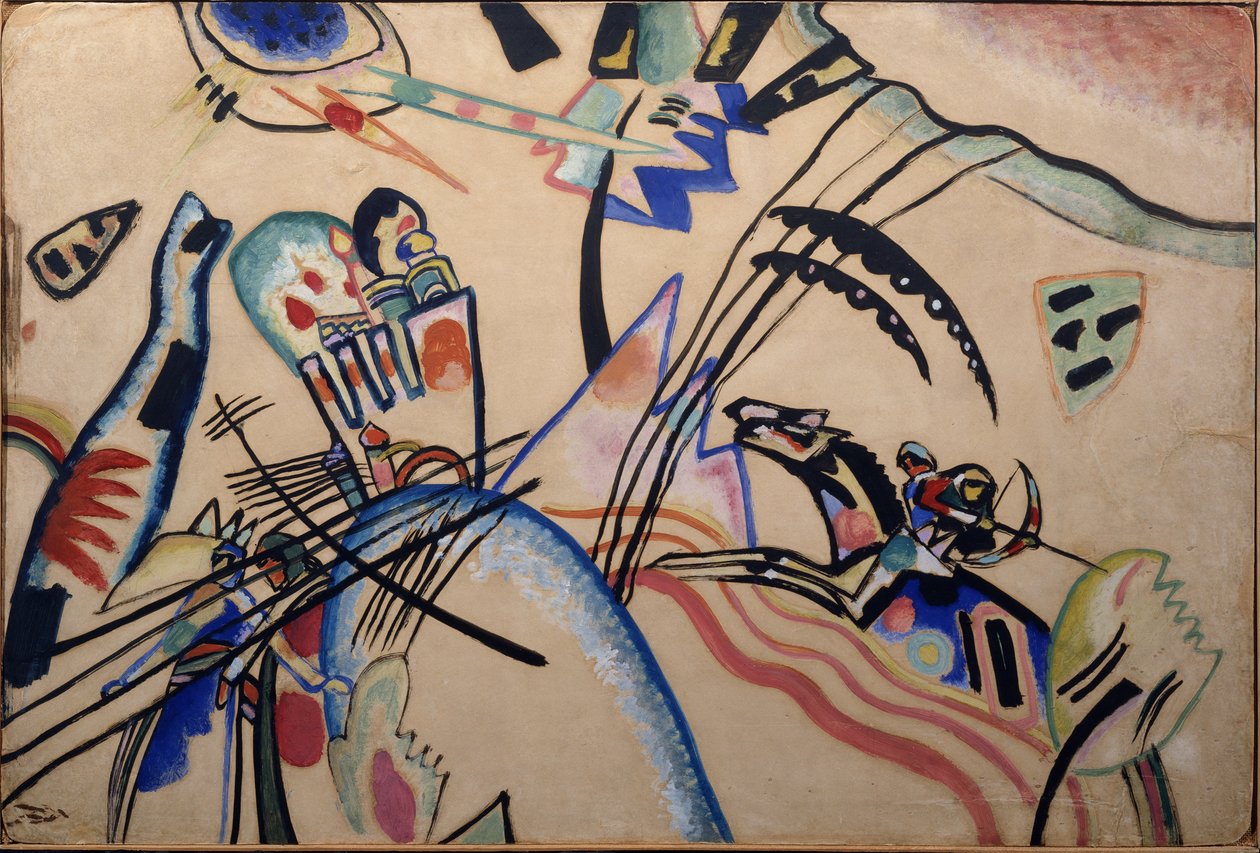Improvisatie, c. 1913 door Wassily Kandinsky