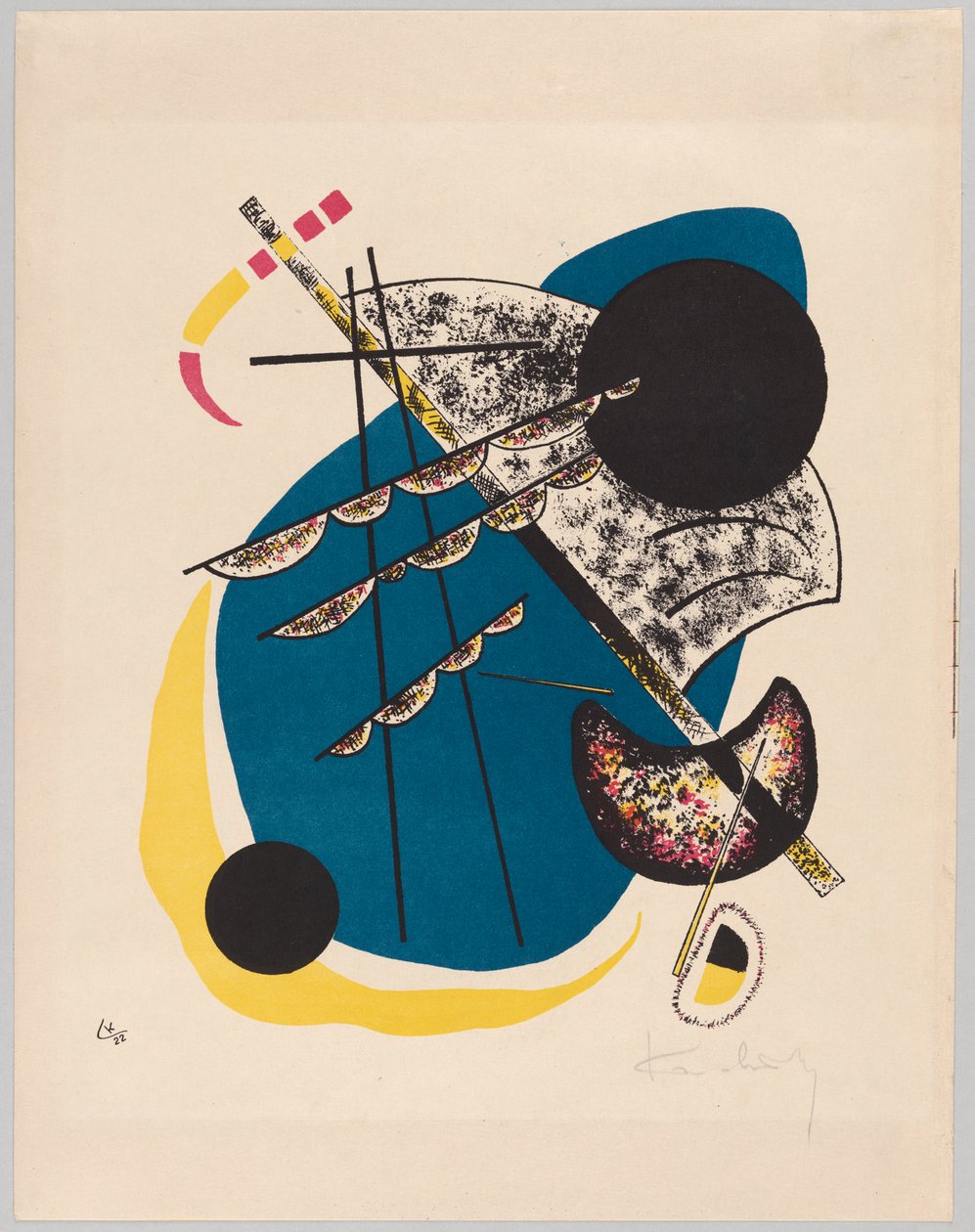Kleine Welten II door Wassily Kandinsky