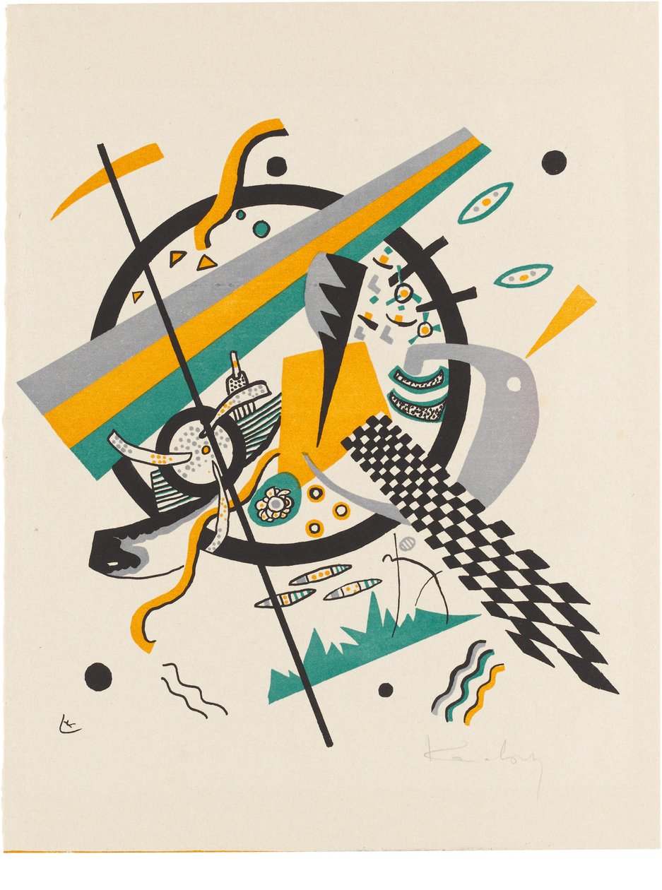 Kleine werelden IV door Wassily Kandinsky