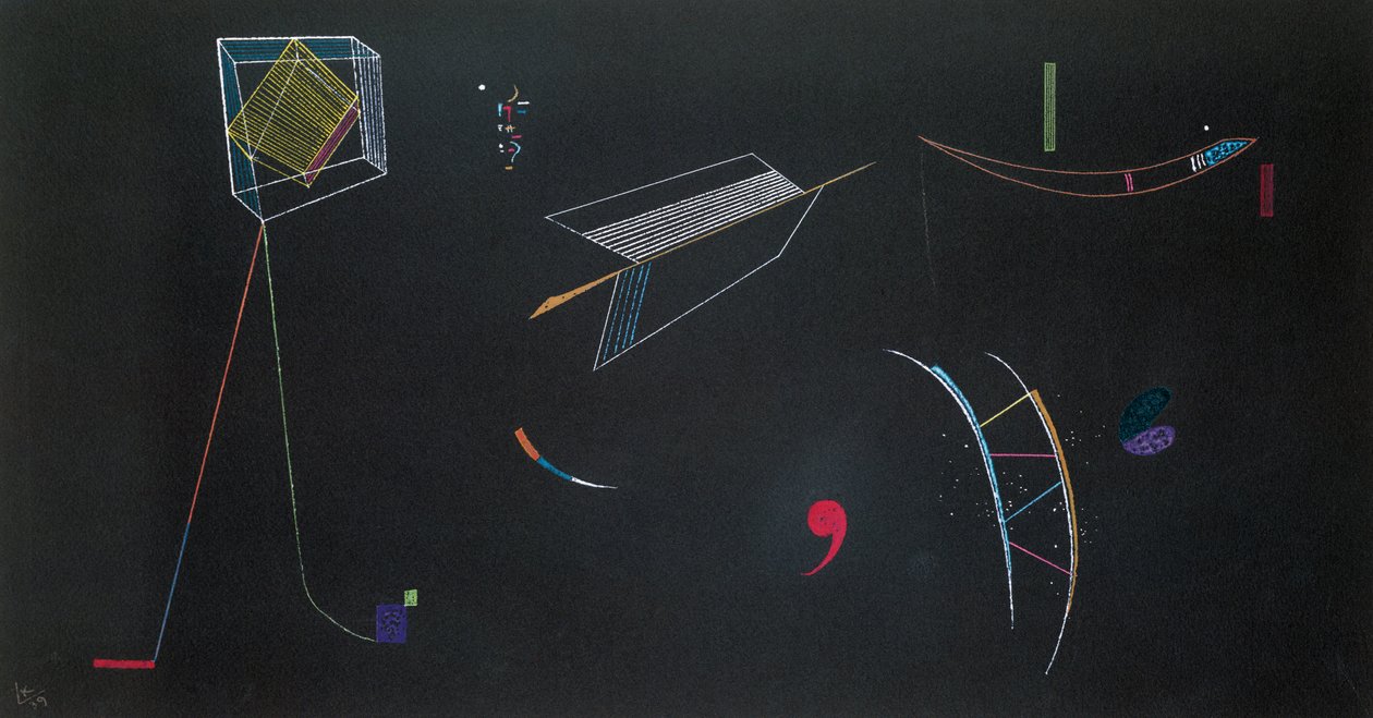 Lijnen door Wassily Kandinsky