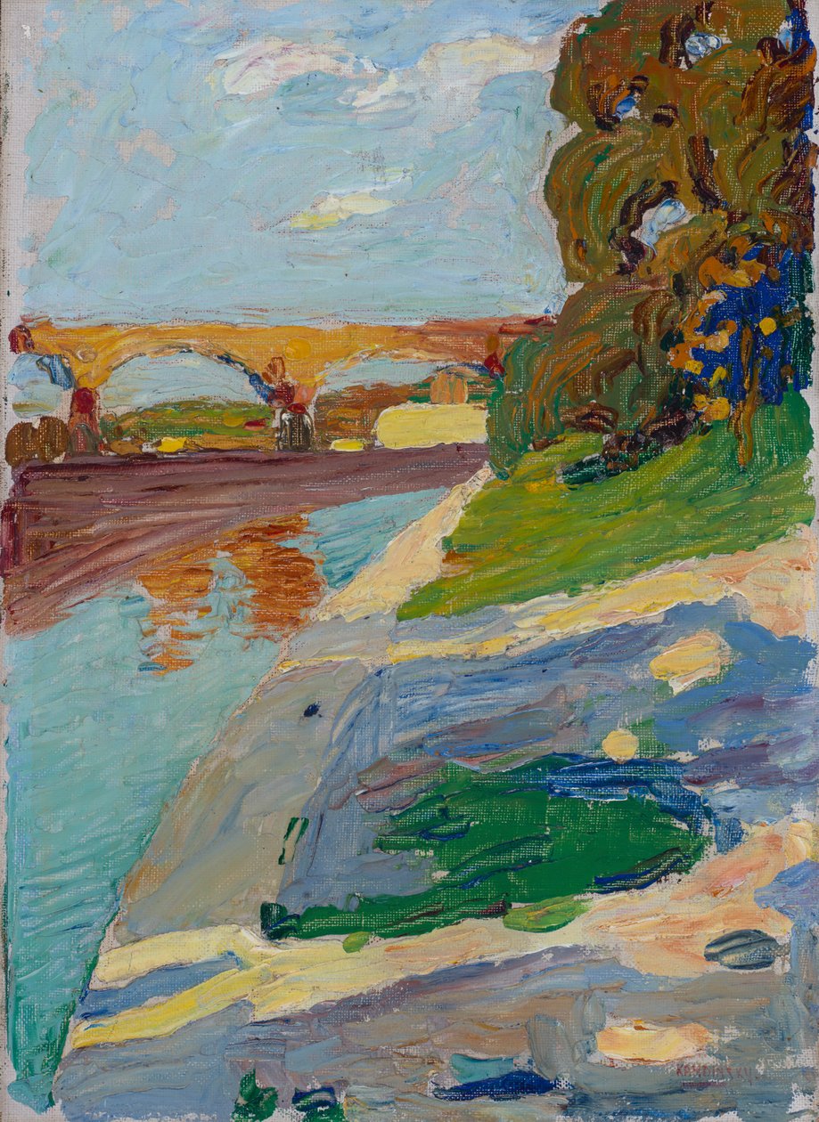 München - De Isar door Wassily Kandinsky