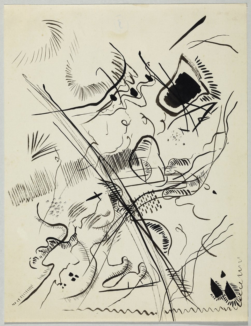 Zonder titel door Wassily Kandinsky
