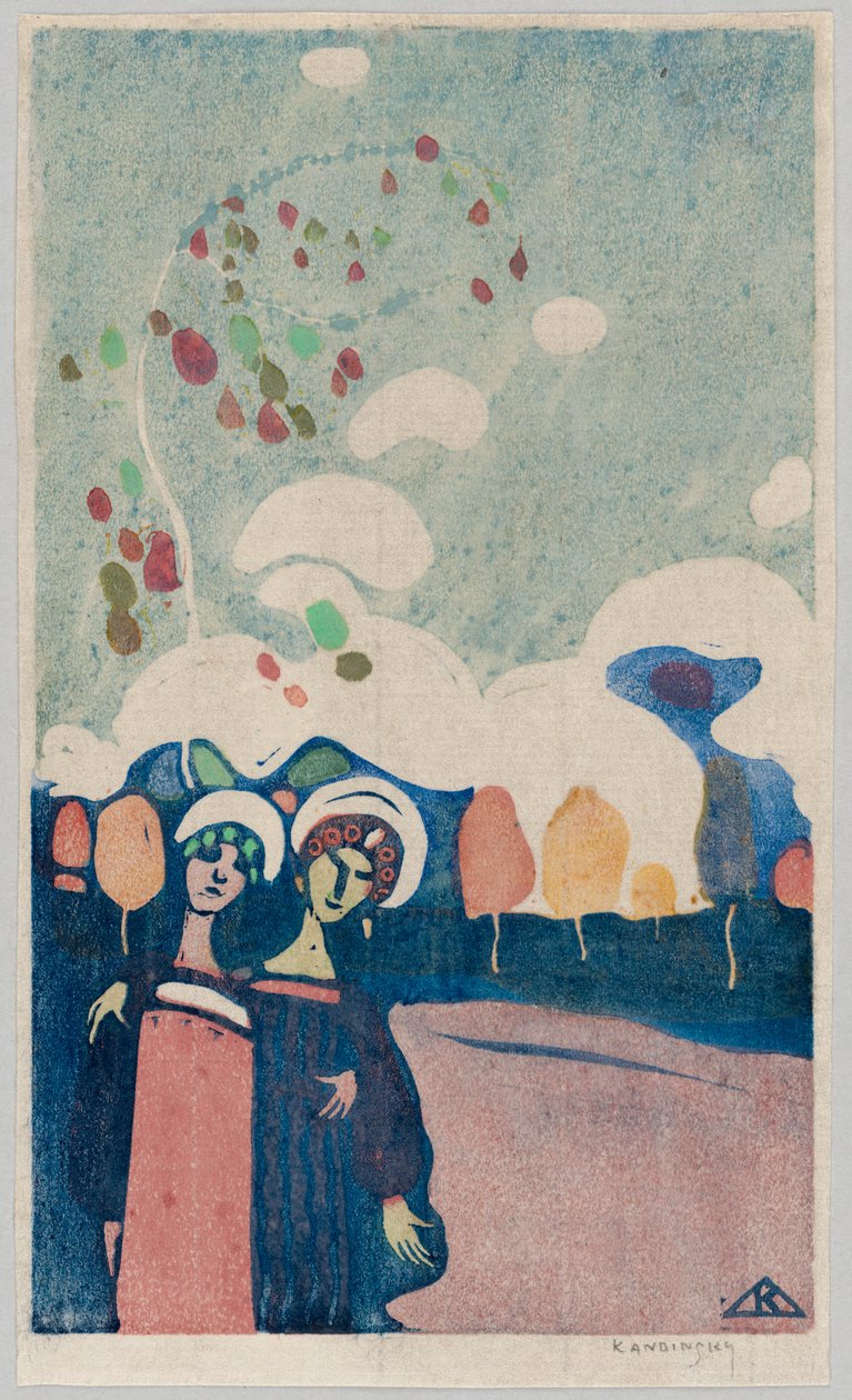 Zonder titel door Wassily Kandinsky