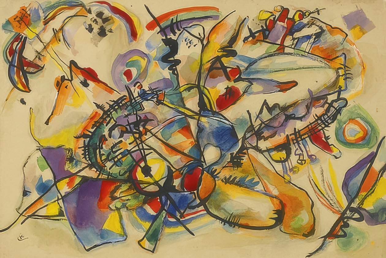 Zonder titel door Wassily Kandinsky