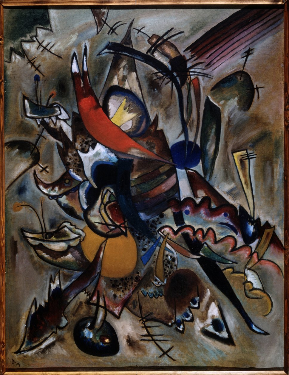 Schilderij met punten (Compositie Nr. 223) door Wassily Kandinsky