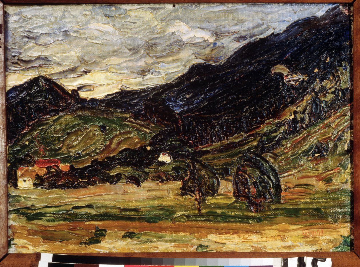 "Landschap" Schilderij van Vassily Kandinsky door Wassily Kandinsky