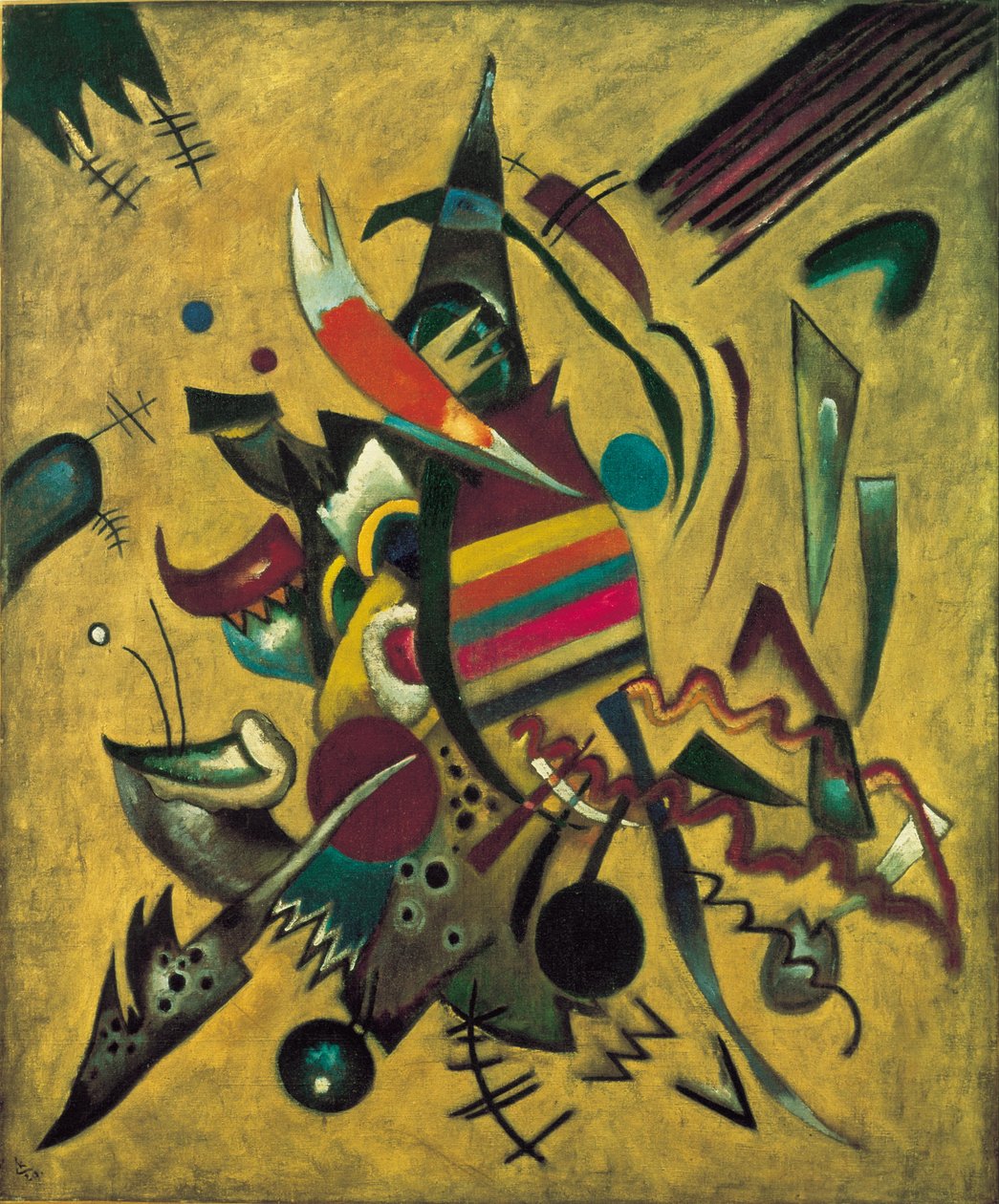 Punten door Wassily Kandinsky