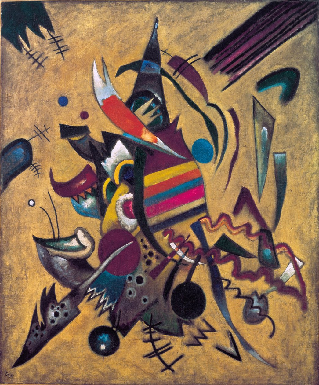 Punten door Wassily Kandinsky