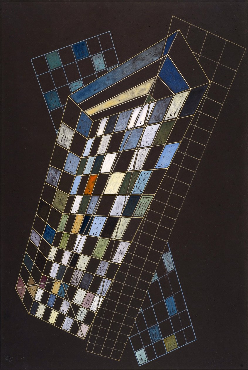 Kleine vliegtuigen door Wassily Kandinsky