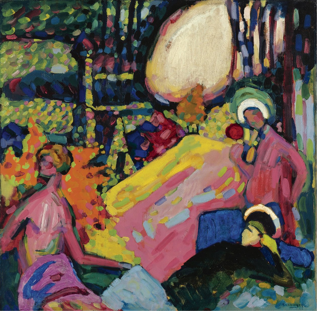 Witte Toon door Wassily Kandinsky
