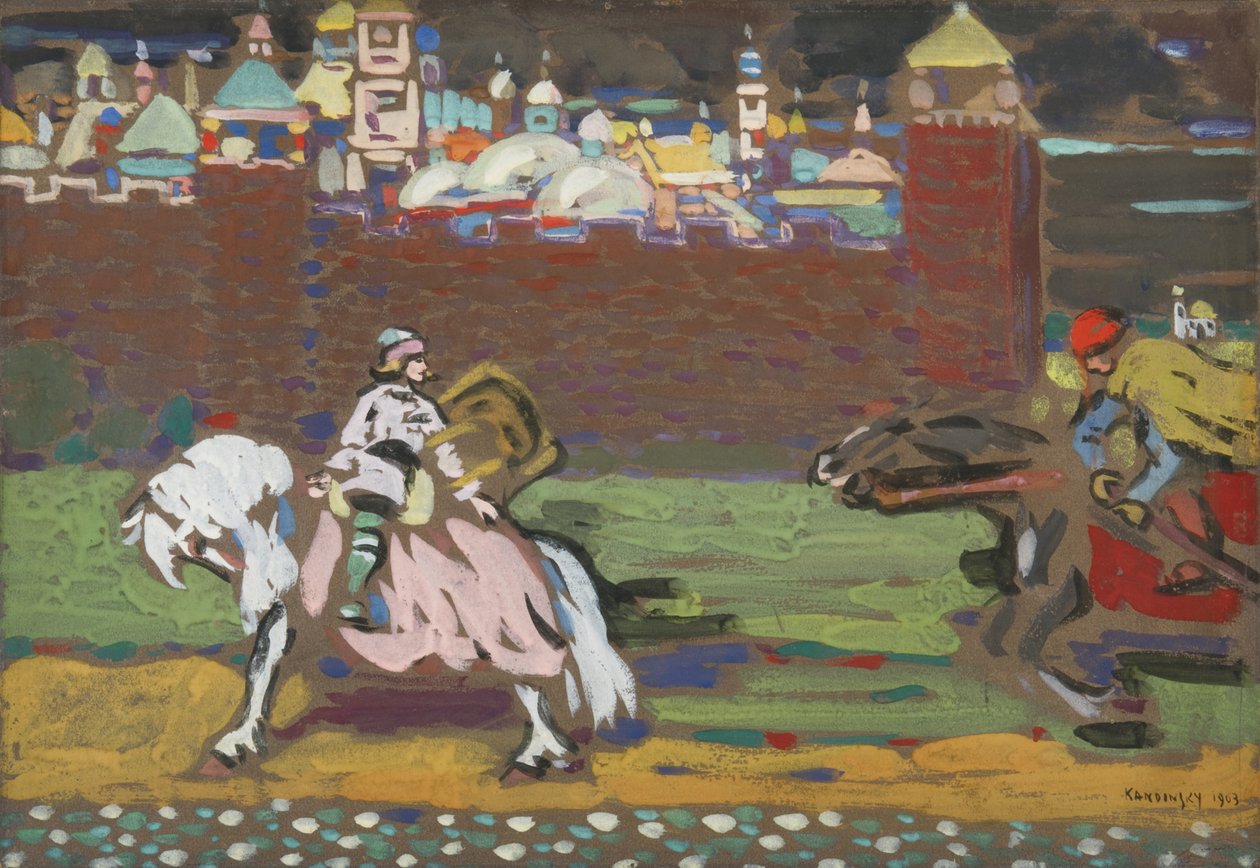 De Kruisvaarders door Wassily Kandinsky