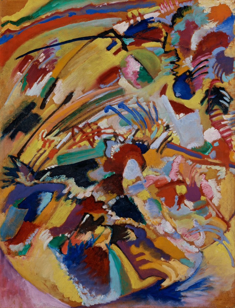 Naamloze improvisatie I door Wassily Kandinsky