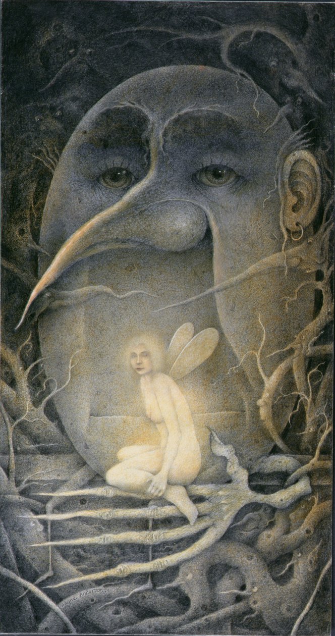 Dreigt Humpty Dumpty en Fee. "Als je vandaag naar het bos gaat..." door Wayne Anderson