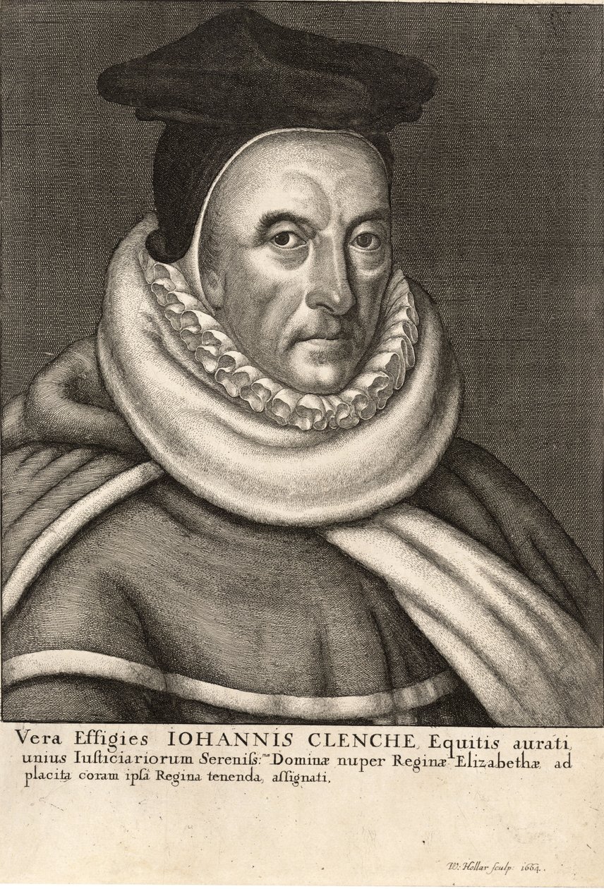 John Clenche. Staat 1 door Wenceslaus Hollar