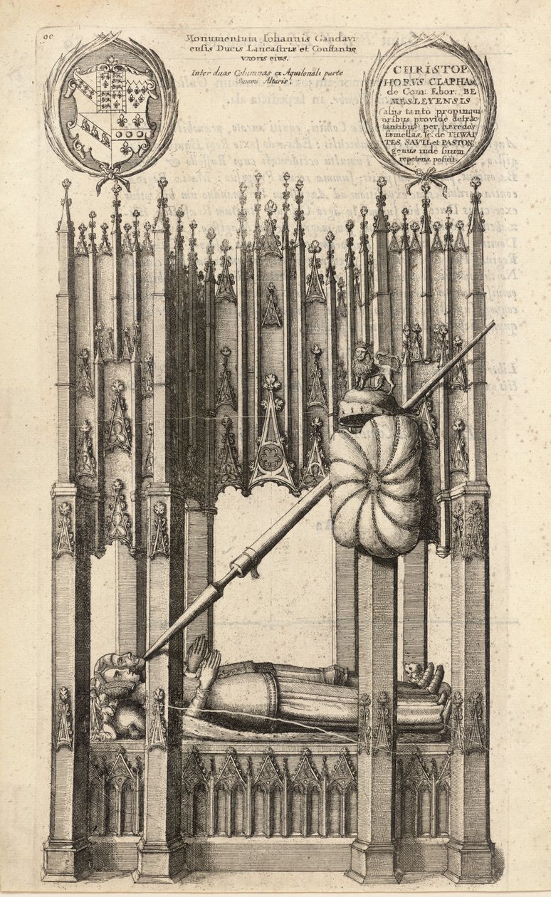 Jan van Gent (monument) door Wenceslaus Hollar