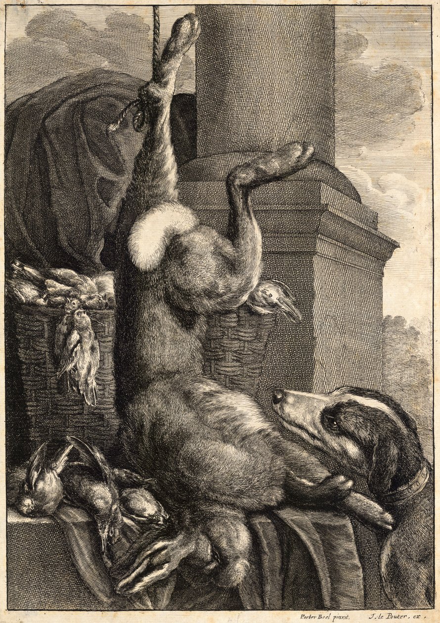 De dode haas. Staat 2 door Wenceslaus Hollar