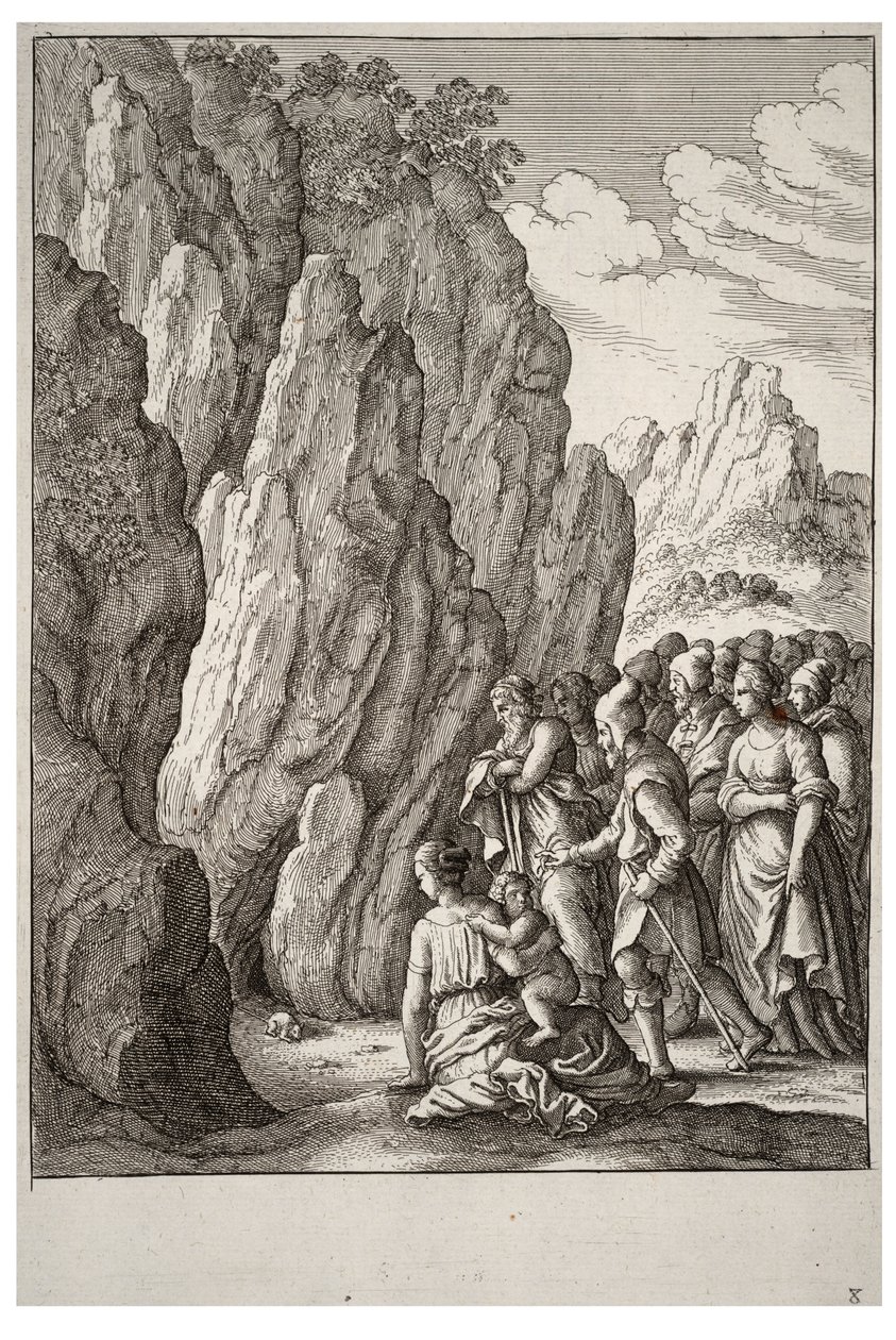 De Berg in Arbeid door Wenceslaus Hollar