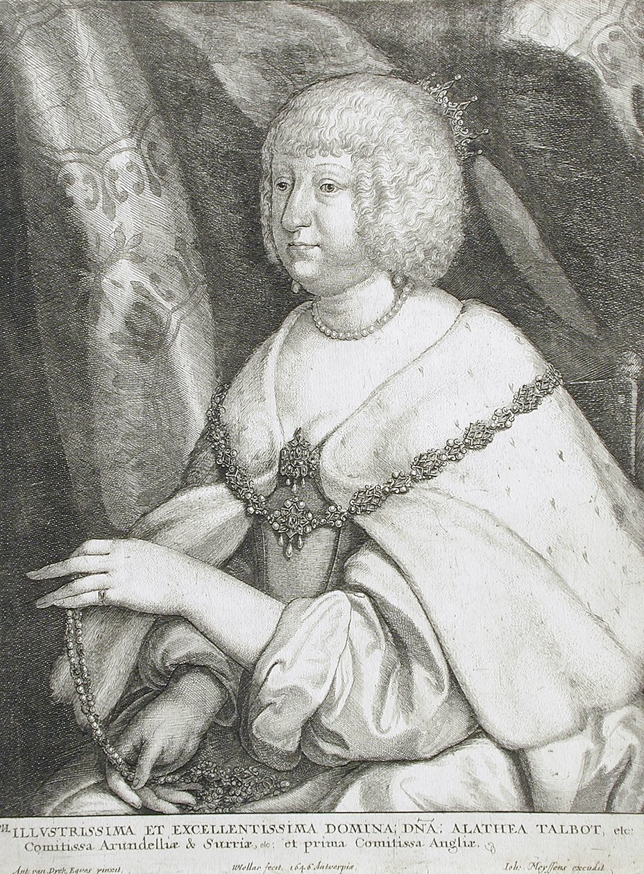 Althea Talbot, Lady Arundel door Wenceslaus Hollar
