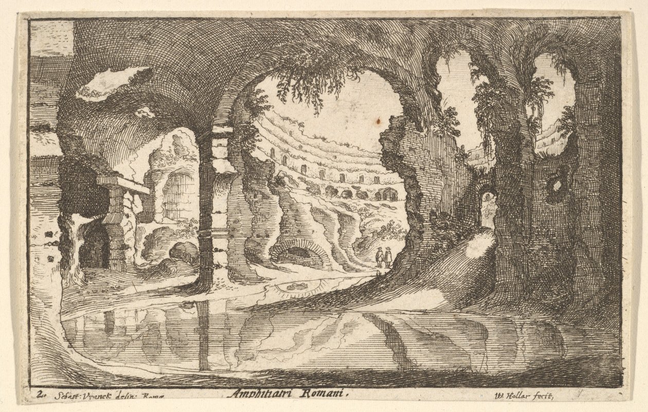 Amphitiatri Romani door Wenceslaus Hollar
