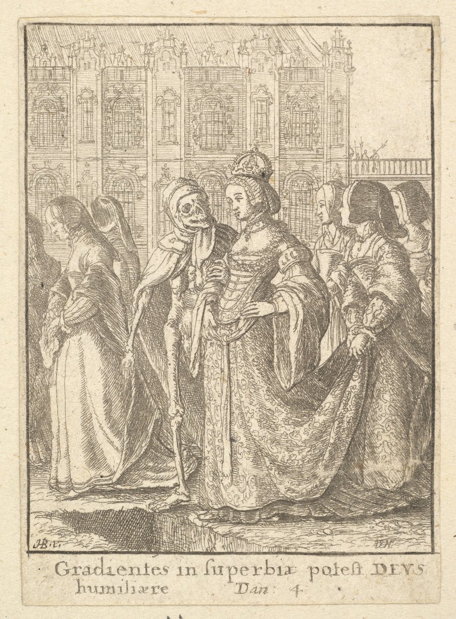 Keizerin, uit de Dans van de Dood door Wenceslaus Hollar