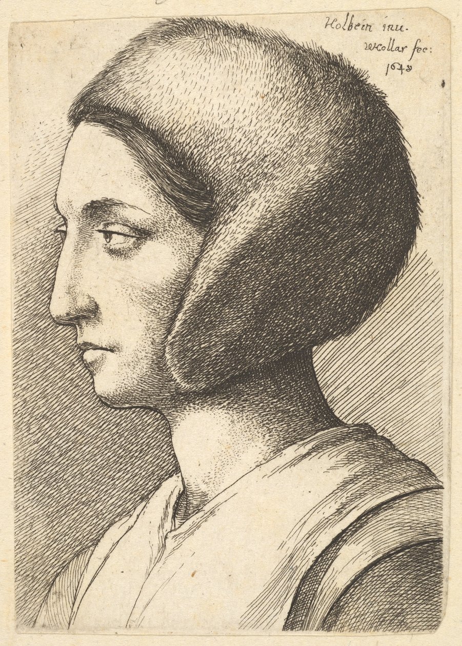 Margaret Giggs door Wenceslaus Hollar