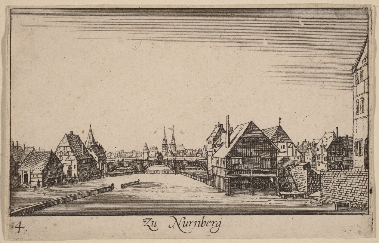 Neurenberg door Wenceslaus Hollar