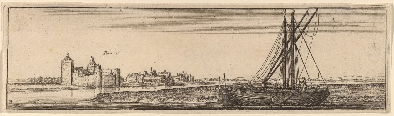 Roerort door Wenceslaus Hollar