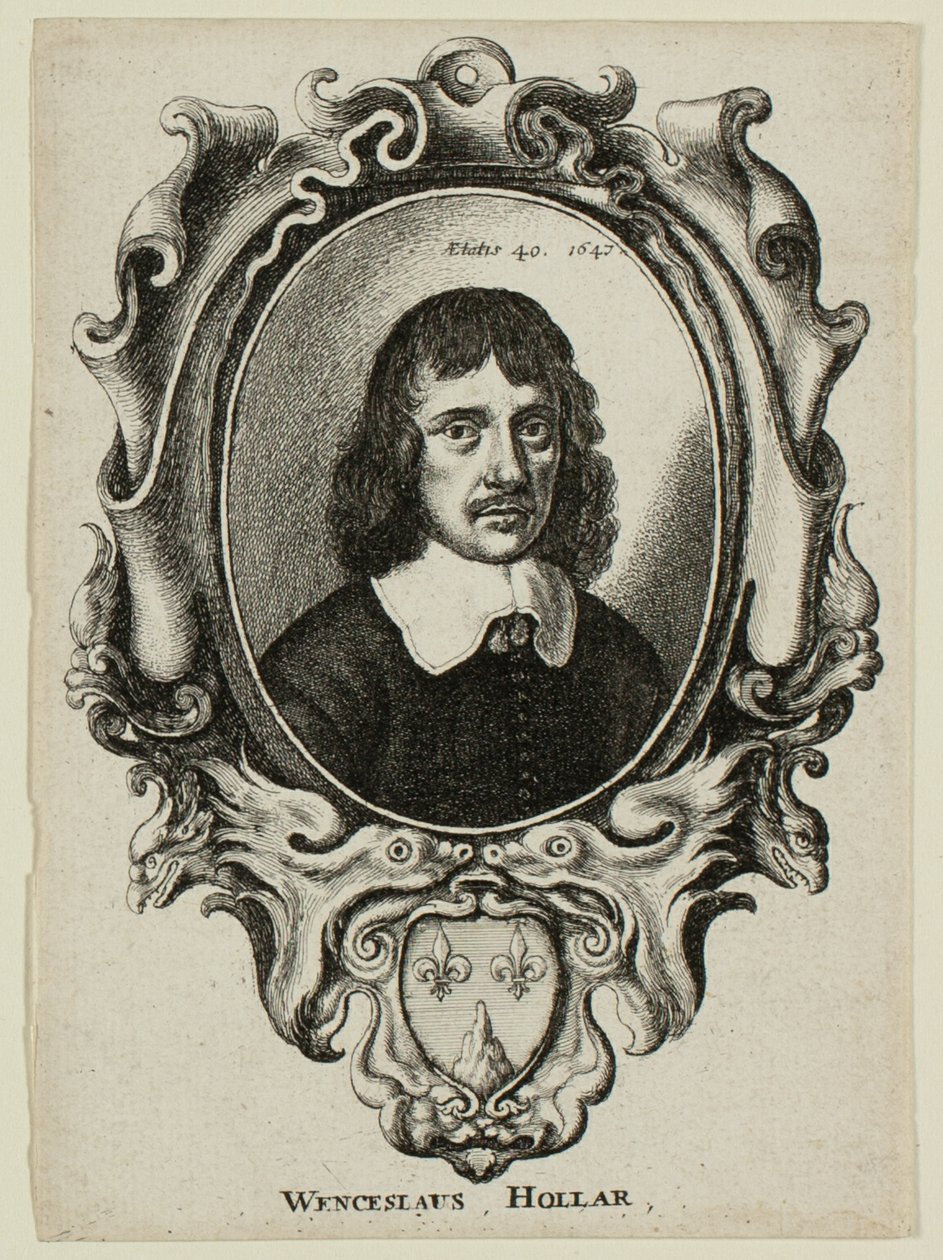 Zelfportret door Wenceslaus Hollar