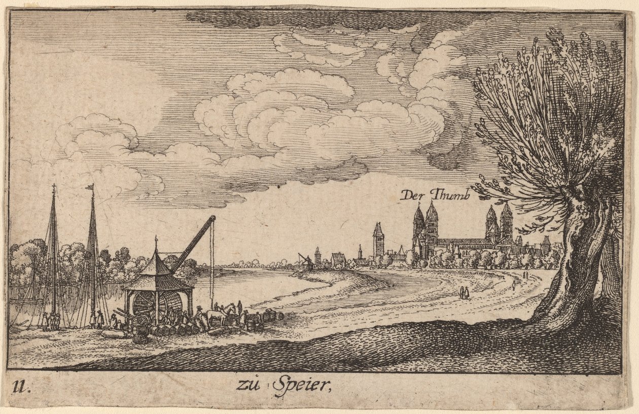 Speyer door Wenceslaus Hollar