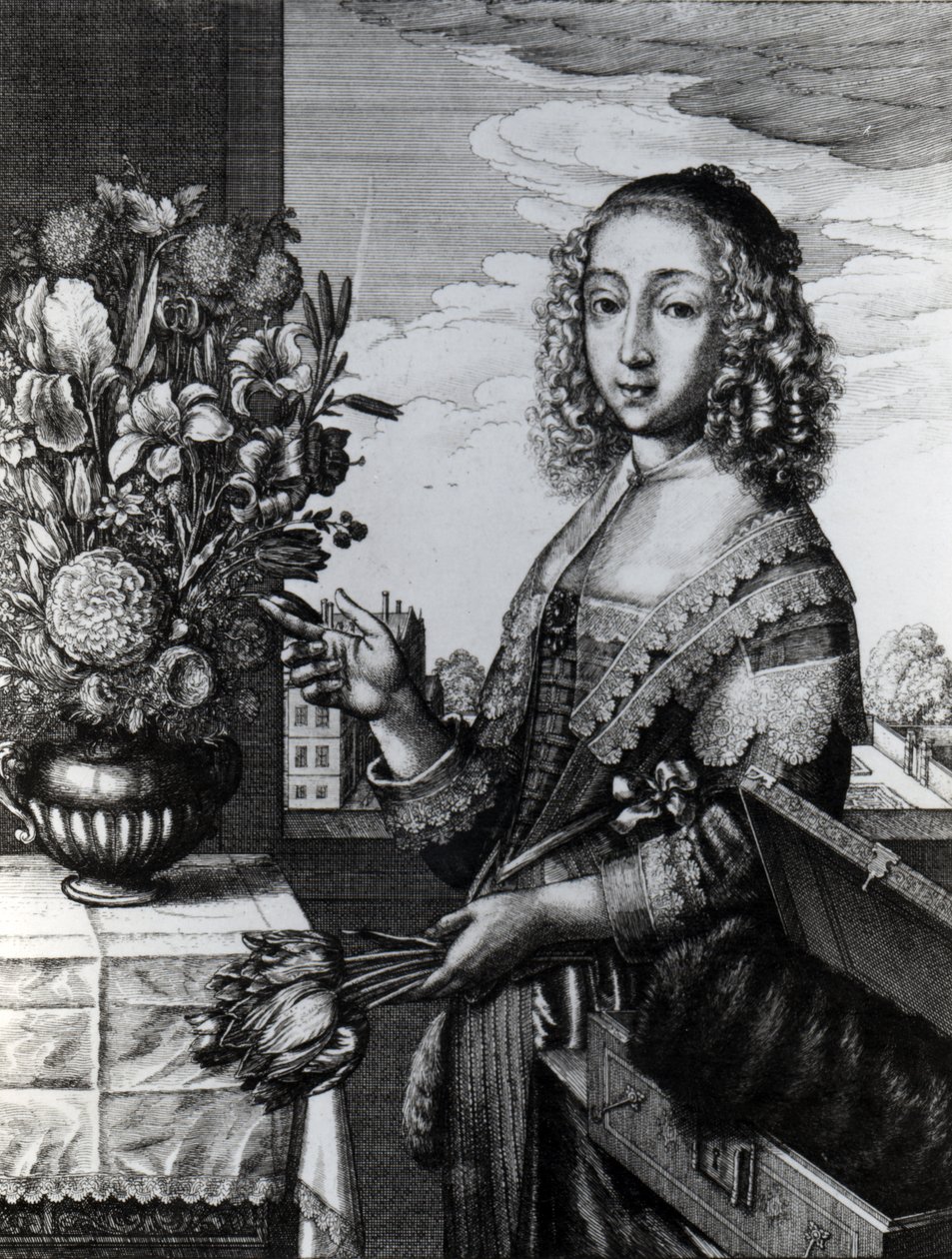 Lente, 1641 door Wenceslaus Hollar