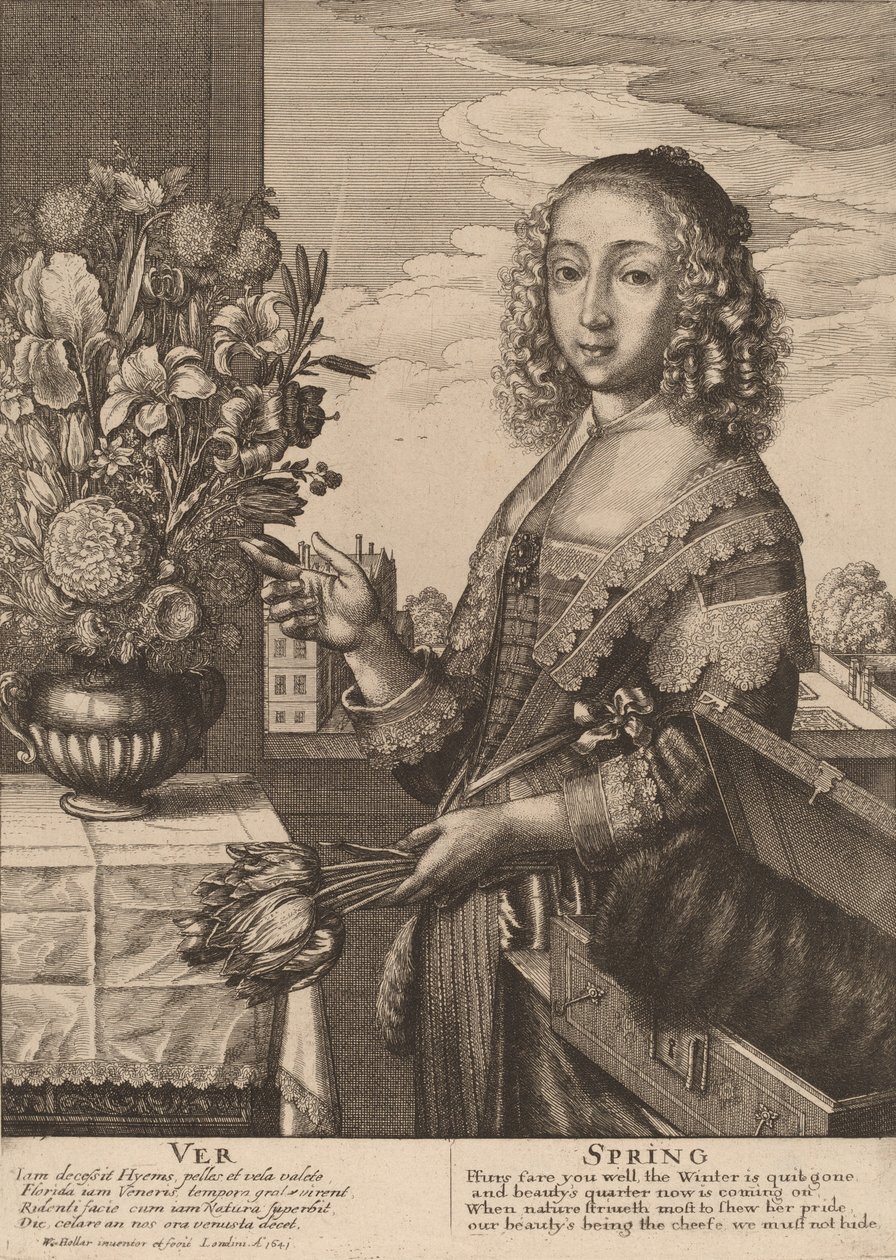 Lente door Wenceslaus Hollar