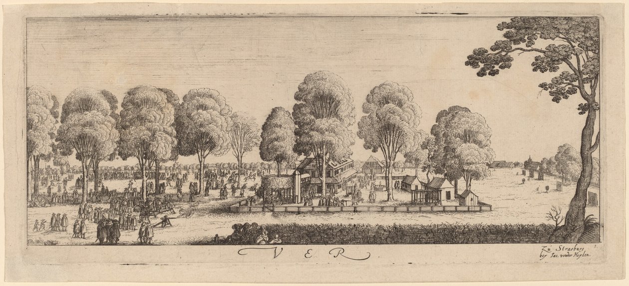 Lente: De Schietbaan door Wenceslaus Hollar