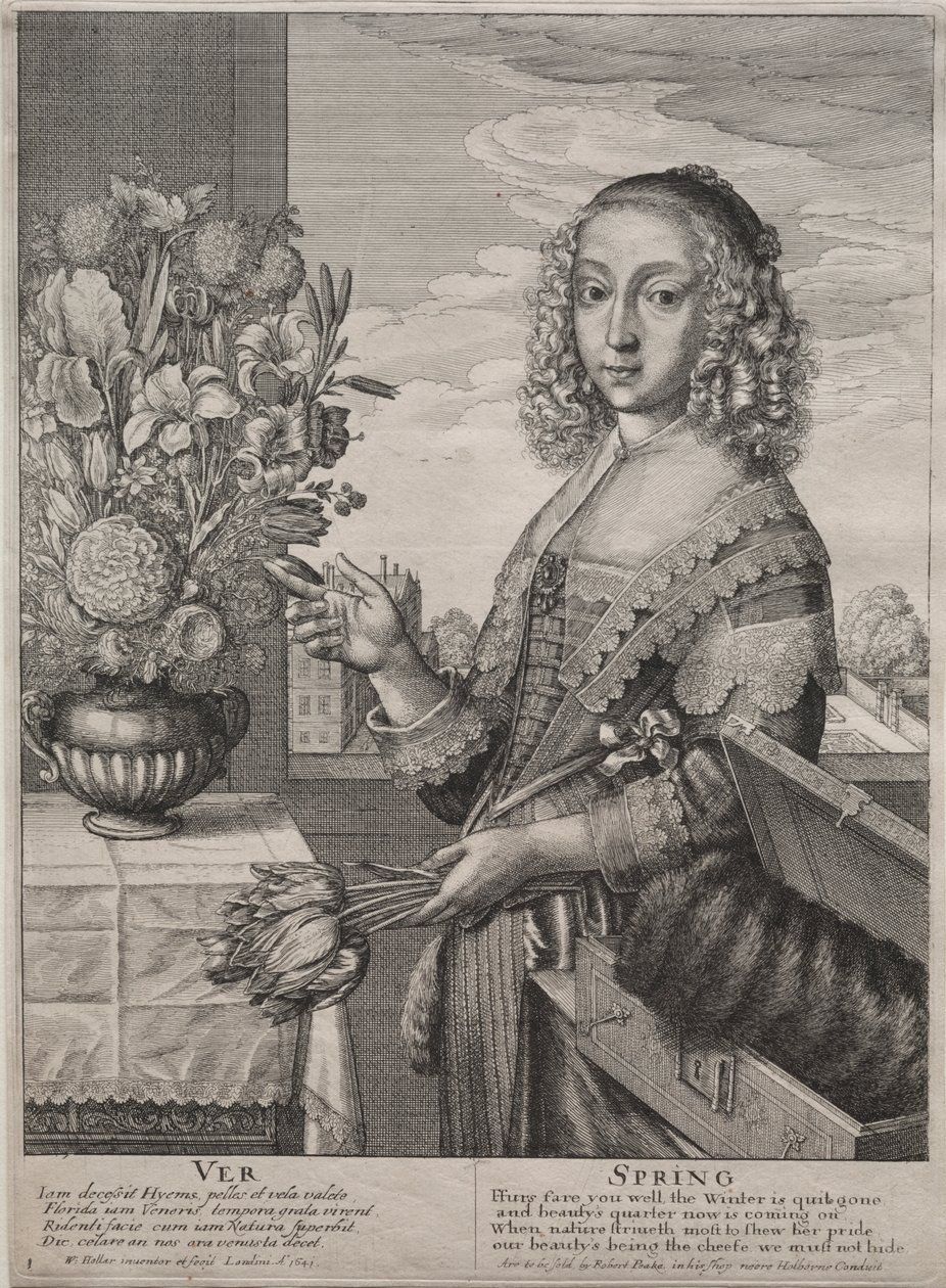 De Vier Seizoenen: Lente door Wenceslaus Hollar