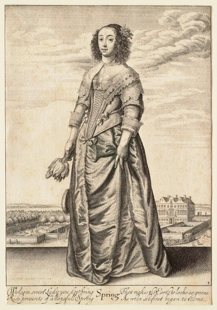 De vier jaargetijden: Lente door Wenceslaus Hollar