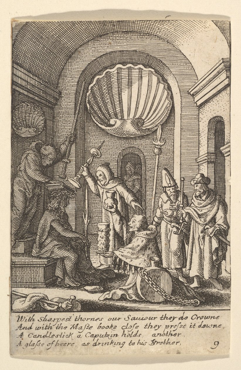 De Bespotting van Christus door Wenceslaus Hollar