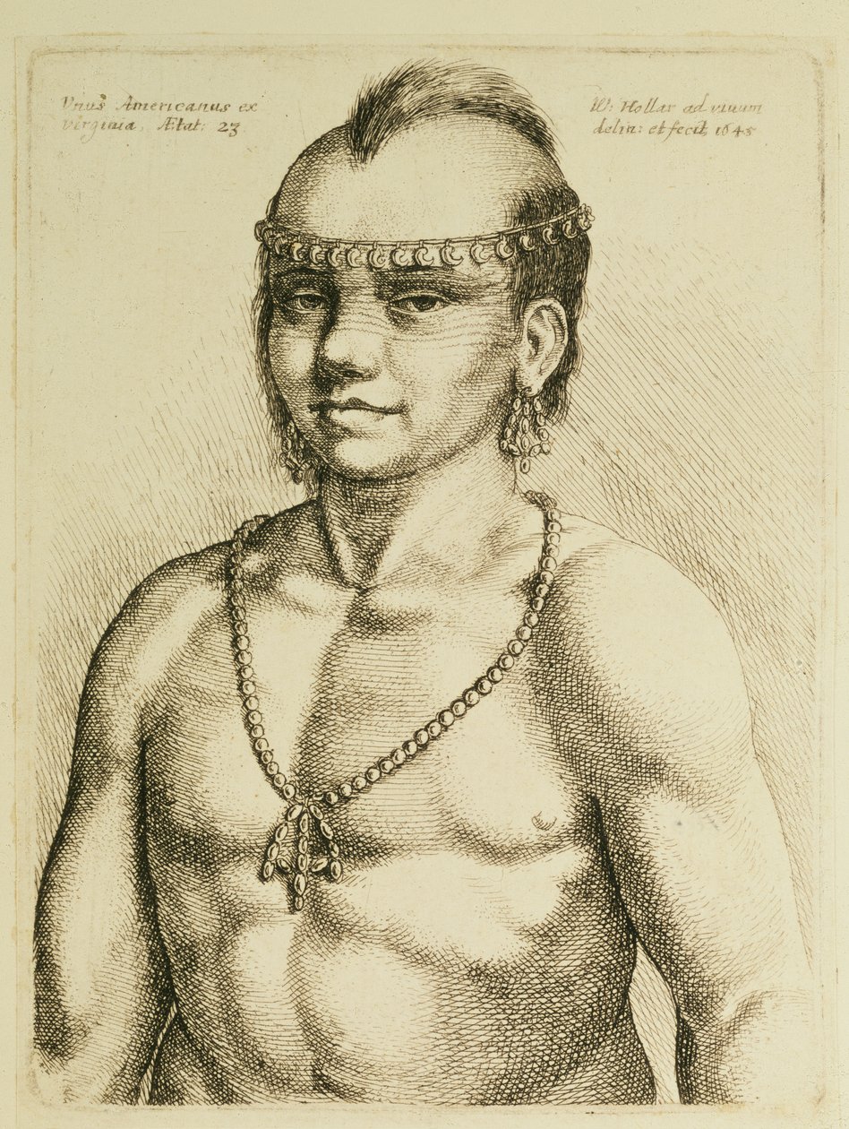 Virginische Indiaan uit 