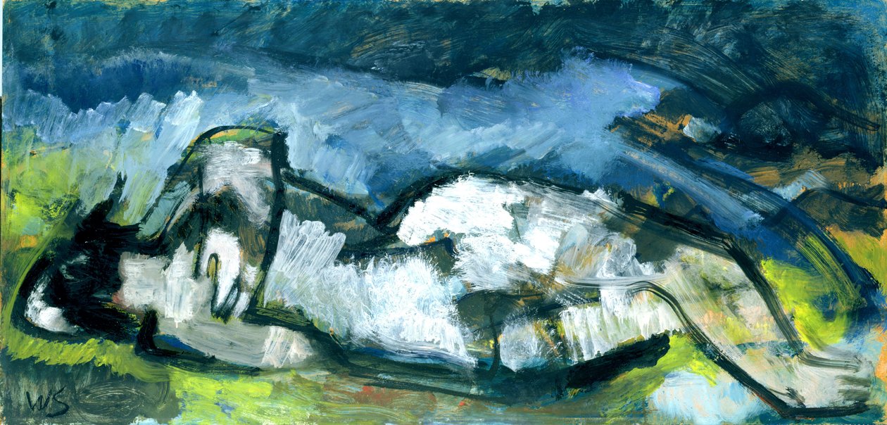 Nacht door Werner Scholz
