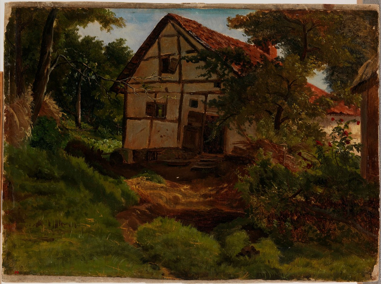 Boerderij in Duitsland, studie door Werner Holmberg