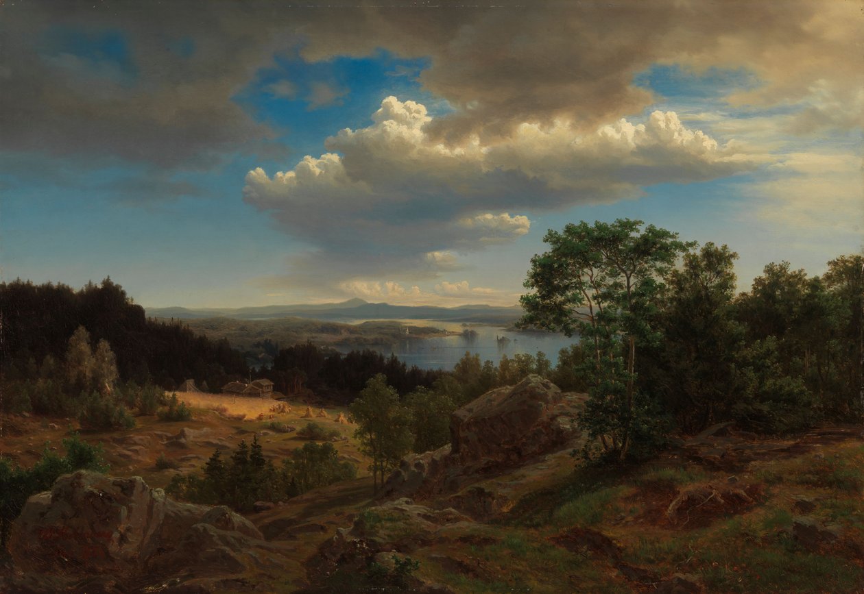 Fins landschap door Werner Holmberg