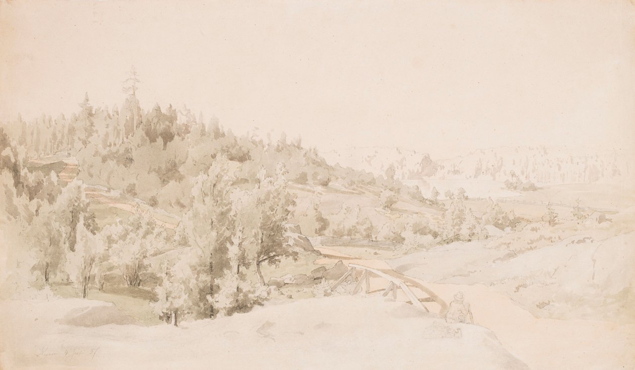Landschap, Kuru door Werner Holmberg
