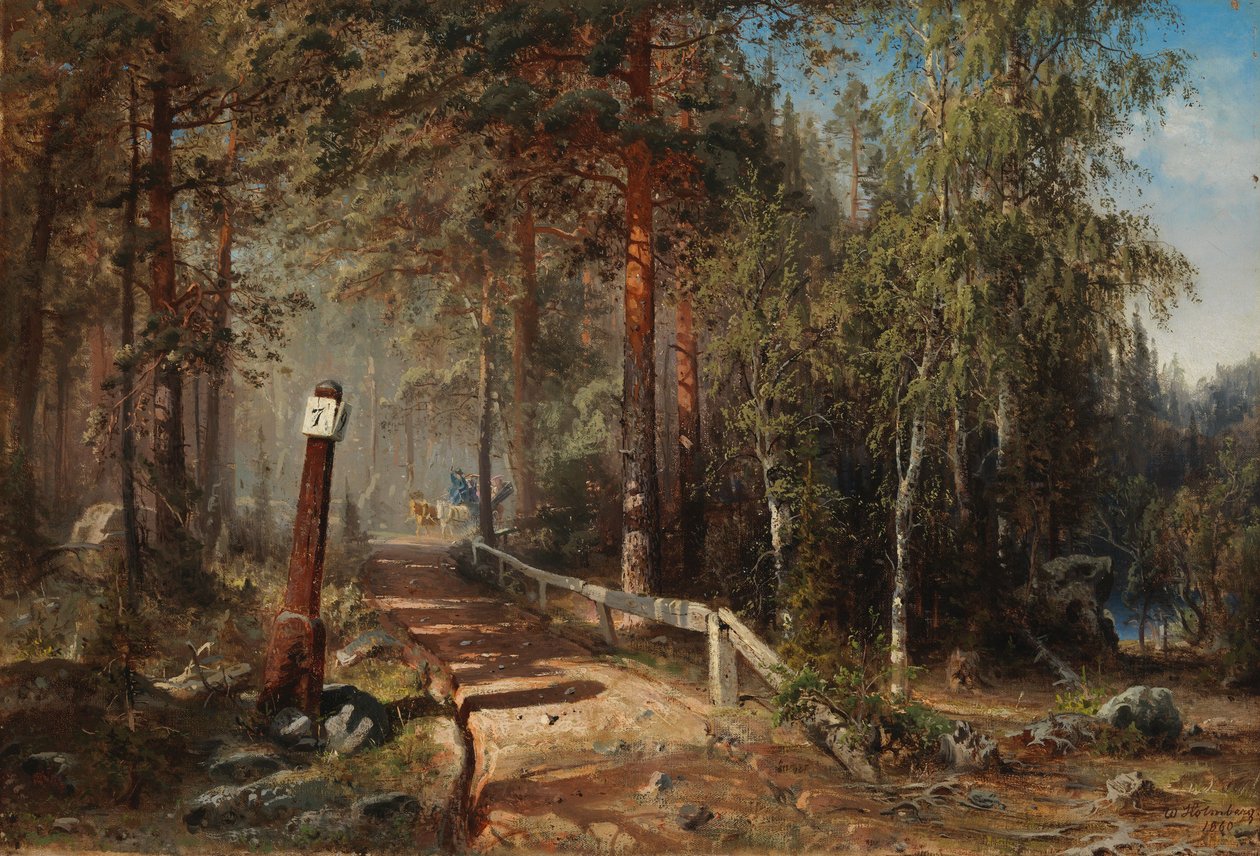 Mail Road in Häme door Werner Holmberg
