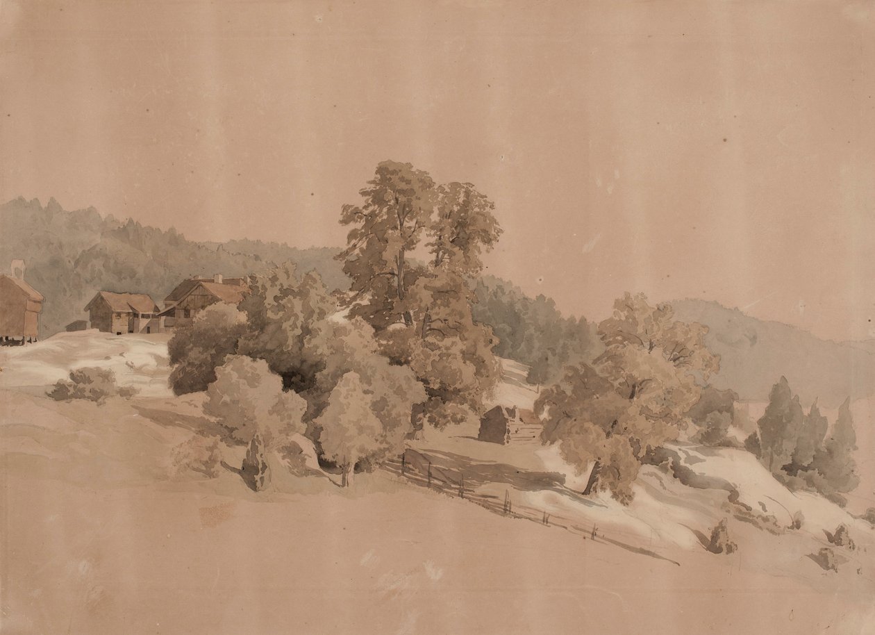 Zomerlandschap door Werner Holmberg
